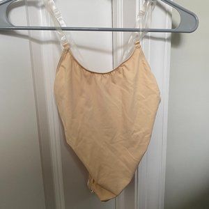 Capezio Dance Leotard/Undergarment (Tan/Cream, Child Medium)